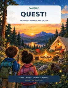 The cover of the Camping Quest Activity Book