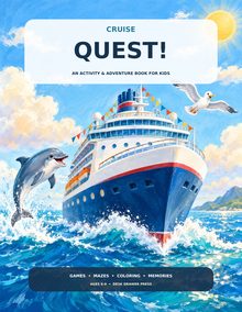 The cover of the Cruise Quest Activity Book